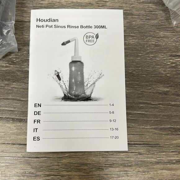 Blue Nasal Rinse Bottle - Picture 4 of 4